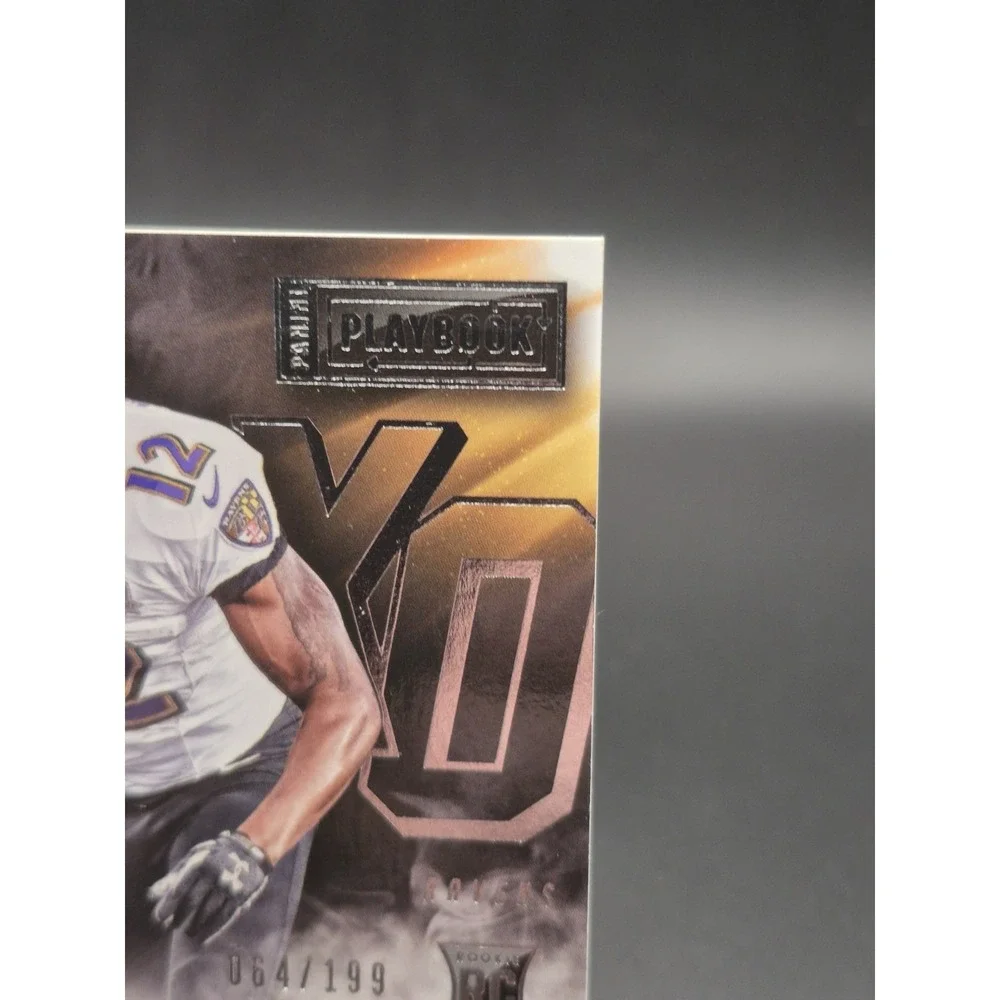 2015 Playbook Darren Waller #XO-DQW X's & O's Rookie Autograph /199 (RC) Ravens